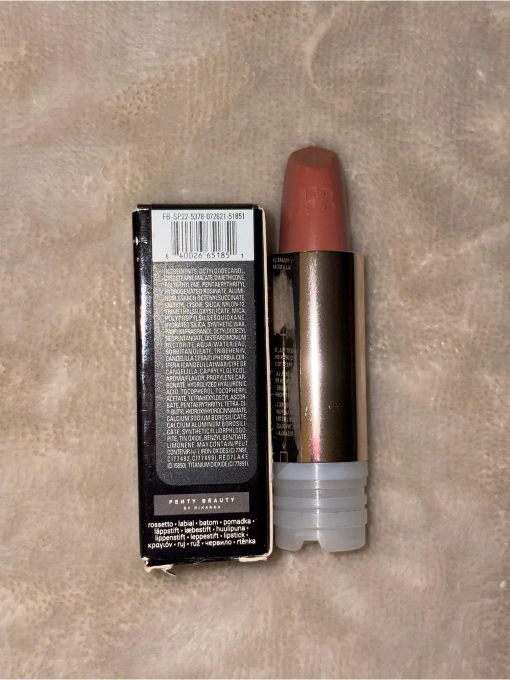 Fenty Beauty Fenty Icon The Fill: Semi-Matte Lipstick Refill (Motha Luva)